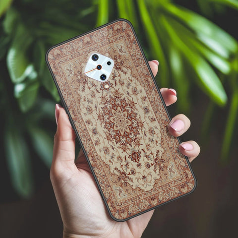 Vivo Y9s Cover - ONation Persian Rugs Series 2 - HQ Ultra Shine Premium Infinity Glass Soft Silicon Borders Case