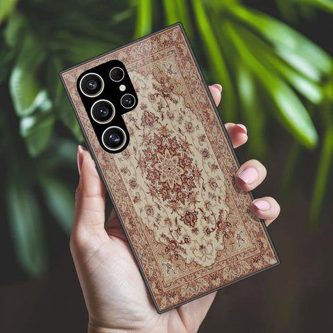 Samsung Galaxy S24 Ultra Cover - ONation Persian Rugs Series 2 - HQ Ultra Shine Premium Infinity Glass Soft Silicon Borders Case