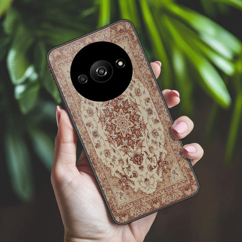 Xiaomi Redmi A3 Cover - ONation Persian Rugs Series 2 - HQ Ultra Shine Premium Infinity Glass Soft Silicon Borders Case