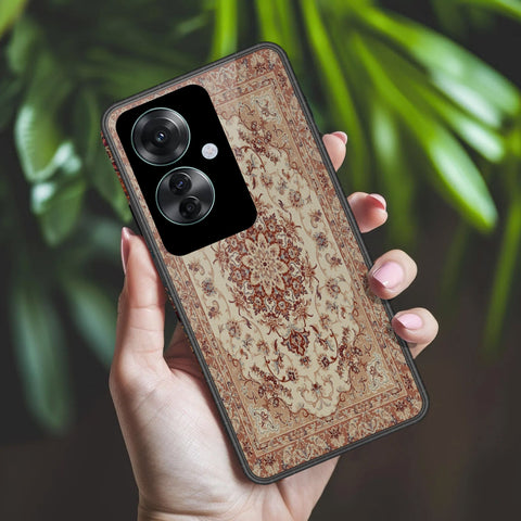 Oppo Reno 11F 5G Cover - ONation Persian Rugs Series 2 - HQ Ultra Shine Premium Infinity Glass Soft Silicon Borders Case