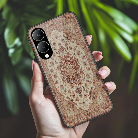 Vivo Y28 5G Cover - ONation Persian Rugs Series 2 - HQ Ultra Shine Premium Infinity Glass Soft Silicon Borders Case