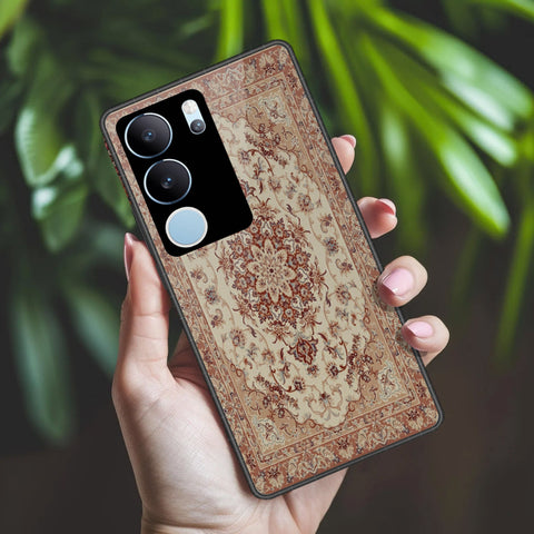 Vivo S17 Cover - ONation Persian Rugs Series 2 - HQ Ultra Shine Premium Infinity Glass Soft Silicon Borders Case
