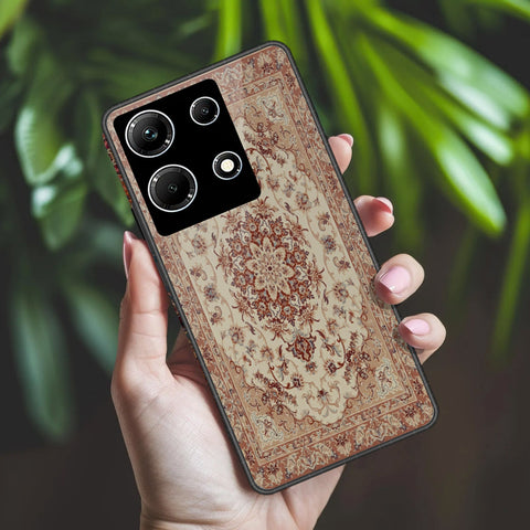 Infinix Note 30 Cover - ONation Persian Rugs Series 2 - HQ Ultra Shine Premium Infinity Glass Soft Silicon Borders Case