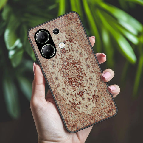 Xiaomi Poco M6 Pro 4G Cover - ONation Persian Rugs Series 2 - HQ Ultra Shine Premium Infinity Glass Soft Silicon Borders Case
