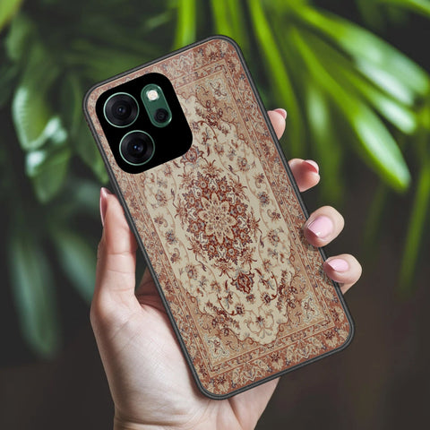 Oppo Reno 14F Cover - ONation Persian Rugs Series 2 - HQ Ultra Shine Premium Infinity Glass Soft Silicon Borders Case