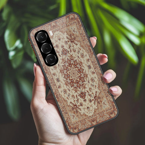 Infinix Hot 60 Cover - ONation Persian Rugs Series 2 - HQ Ultra Shine Premium Infinity Glass Soft Silicon Borders Case