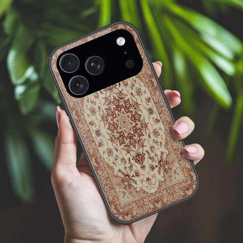 iPhone 17 Pro Max - ONation Persian Rugs Series 2 - HQ Ultra Shine Premium Infinity Glass Soft Silicon Borders Case