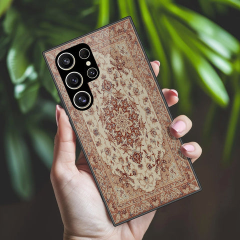 Samsung Galaxy S26 Ultra Cover - ONation Persian Rugs Series 2 - HQ Ultra Shine Premium Infinity Glass Soft Silicon Borders Case