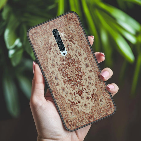Oppo Reno 2 Cover - ONation Persian Rugs Series 2 - HQ Ultra Shine Premium Infinity Glass Soft Silicon Borders Case
