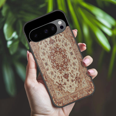 Google Pixel 10 Pro Cover - ONation Persian Rugs Series 2 - HQ Ultra Shine Premium Infinity Glass Soft Silicon Borders Case