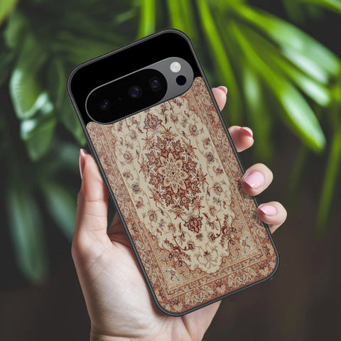 Google Pixel 9 Pro XL Cover - ONation Persian Rugs Series 2 - HQ Ultra Shine Premium Infinity Glass Soft Silicon Borders Case