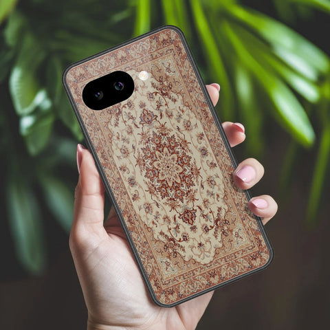 Google Pixel 9a Cover - ONation Persian Rugs Series 2 - HQ Ultra Shine Premium Infinity Glass Soft Silicon Borders Case