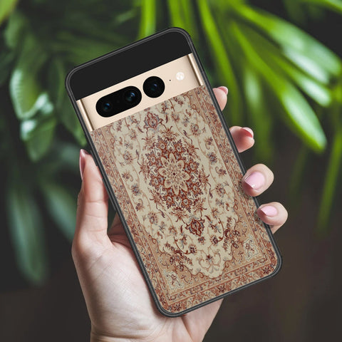 Google Pixel 7 Pro Cover - ONation Persian Rugs Series 2 - HQ Ultra Shine Premium Infinity Glass Soft Silicon Borders Case