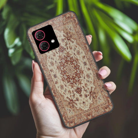 Motorola Moto G84 Cover - ONation Persian Rugs Series 2 - HQ Ultra Shine Premium Infinity Glass Soft Silicon Borders Case