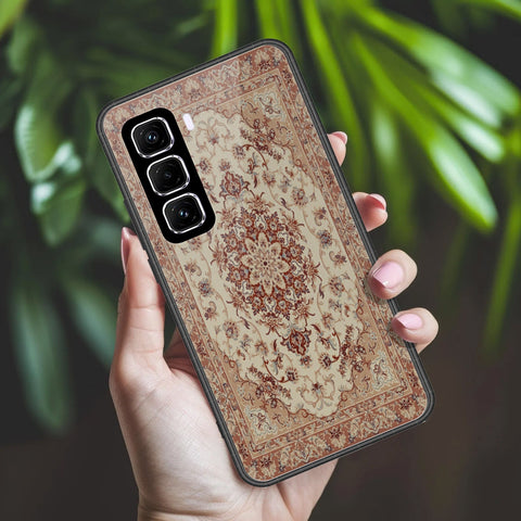 Infinix Hot 50 Pro Plus Cover - ONation Persian Rugs Series 2 - HQ Ultra Shine Premium Infinity Glass Soft Silicon Borders Case