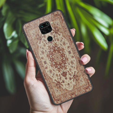 Xiaomi Redmi Note 9 Cover - ONation Persian Rugs Series 2 - HQ Ultra Shine Premium Infinity Glass Soft Silicon Borders Case