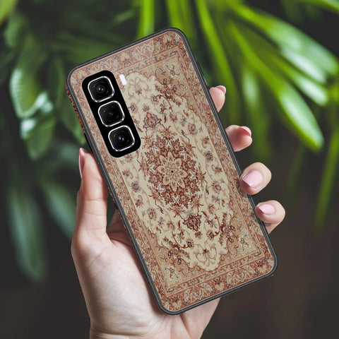Infinix Hot 60 Pro Plus Cover - ONation Persian Rugs Series 2 - HQ Ultra Shine Premium Infinity Glass Soft Silicon Borders Case