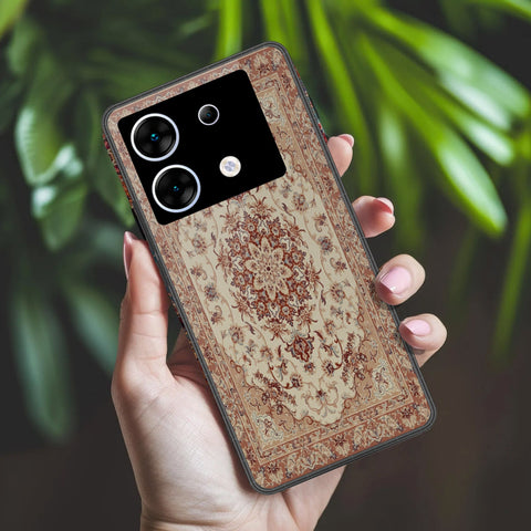 Infinix Zero 30 5G Cover - ONation Persian Rugs Series 2 - HQ Ultra Shine Premium Infinity Glass Soft Silicon Borders Case