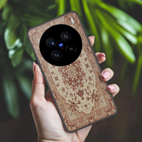 Vivo V7 Plus Cover - ONation Persian Rugs Series 2 - HQ Ultra Shine Premium Infinity Glass Soft Silicon Borders Case