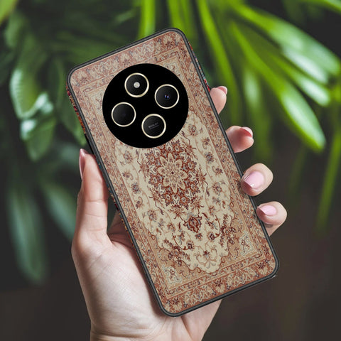 Xiaomi Redmi 14C Cover - ONation Persian Rugs Series 2 - HQ Ultra Shine Premium Infinity Glass Soft Silicon Borders Case