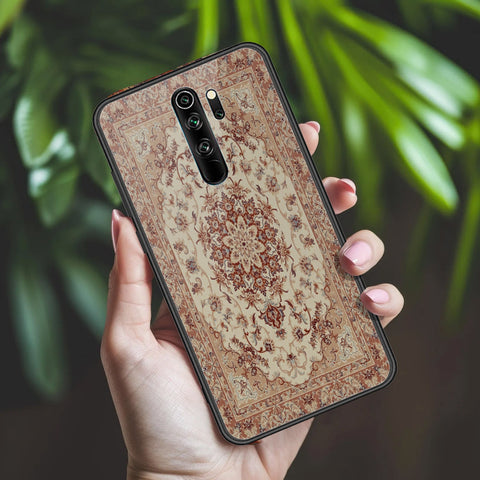 Xiaomi Redmi Note 8 Pro Cover - ONation Persian Rugs Series 2 - HQ Ultra Shine Premium Infinity Glass Soft Silicon Borders Case