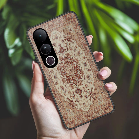 Vivo V50 Lite Cover - ONation Persian Rugs Series 2 - HQ Ultra Shine Premium Infinity Glass Soft Silicon Borders Case