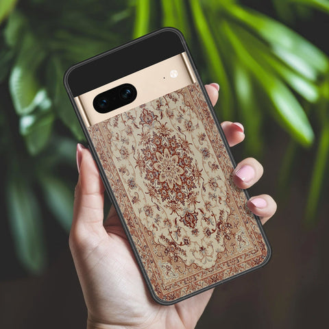 Google Pixel 7 Cover - ONation Persian Rugs Series 2 - HQ Ultra Shine Premium Infinity Glass Soft Silicon Borders Case