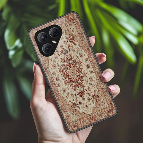 Tecno Pova 7 4G Cover - ONation Persian Rugs Series 2 - HQ Ultra Shine Premium Infinity Glass Soft Silicon Borders Case