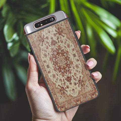Samsung Galaxy A80 Cover - ONation Persian Rugs Series 2 - HQ Ultra Shine Premium Infinity Glass Soft Silicon Borders Case