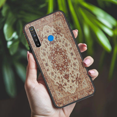 Realme Narzo 10A Cover - ONation Persian Rugs Series 2 - HQ Ultra Shine Premium Infinity Glass Soft Silicon Borders Case