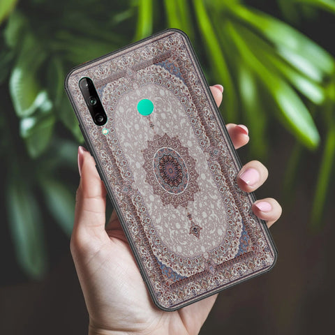 Huawei P40 lite E Cover - ONation Persian Rugs Series 2 - HQ Ultra Shine Premium Infinity Glass Soft Silicon Borders Case