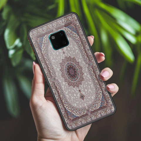 Huawei Mate 20 Pro Cover - ONation Persian Rugs Series 2 - HQ Ultra Shine Premium Infinity Glass Soft Silicon Borders Case