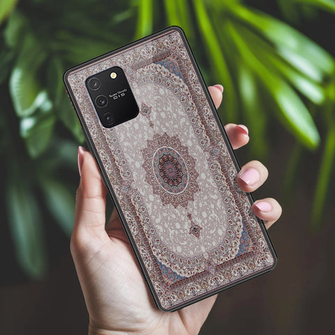 Samsung Galaxy A91 Cover - ONation Persian Rugs Series 2 - HQ Ultra Shine Premium Infinity Glass Soft Silicon Borders Case