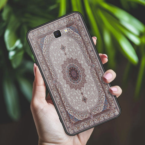 Samsung Galaxy J7 Prime Cover - ONation Persian Rugs Series 2 - HQ Ultra Shine Premium Infinity Glass Soft Silicon Borders Case