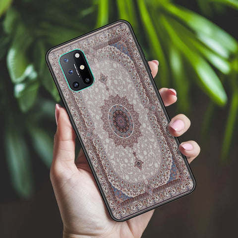 OnePlus 8T Cover - ONation Persian Rugs Series 2 - HQ Ultra Shine Premium Infinity Glass Soft Silicon Borders Case