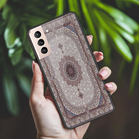 Samsung Galaxy S21 5G Cover - ONation Persian Rugs Series 2 - HQ Ultra Shine Premium Infinity Glass Soft Silicon Borders Case