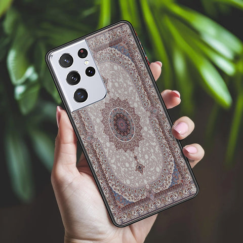 Samsung Galaxy S21 Ultra 5G Cover - ONation Persian Rugs Series 2 - HQ Ultra Shine Premium Infinity Glass Soft Silicon Borders Case
