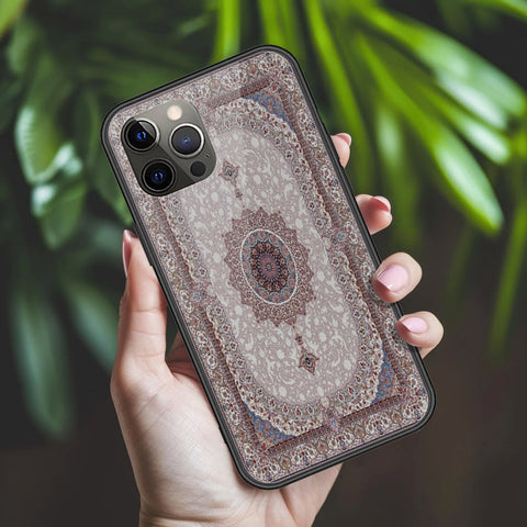 iPhone 12 Pro - ONation Persian Rugs Series 2 - HQ Ultra Shine Premium Infinity Glass Soft Silicon Borders Case