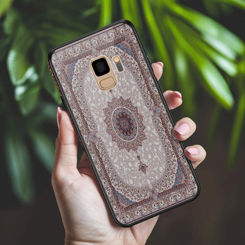 Samsung Galaxy S9 Cover - ONation Persian Rugs Series 2 - HQ Ultra Shine Premium Infinity Glass Soft Silicon Borders Case