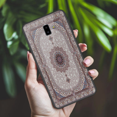 Samsung Galaxy J6 Prime Cover - ONation Persian Rugs Series 2 - HQ Ultra Shine Premium Infinity Glass Soft Silicon Borders Case