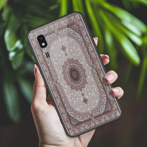Samsung Galaxy A2 Core Cover - ONation Persian Rugs Series 2 - HQ Ultra Shine Premium Infinity Glass Soft Silicon Borders Case