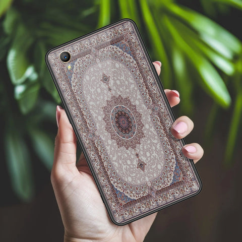 Oppo A37 Cover - ONation Persian Rugs Series 2 - HQ Ultra Shine Premium Infinity Glass Soft Silicon Borders Case