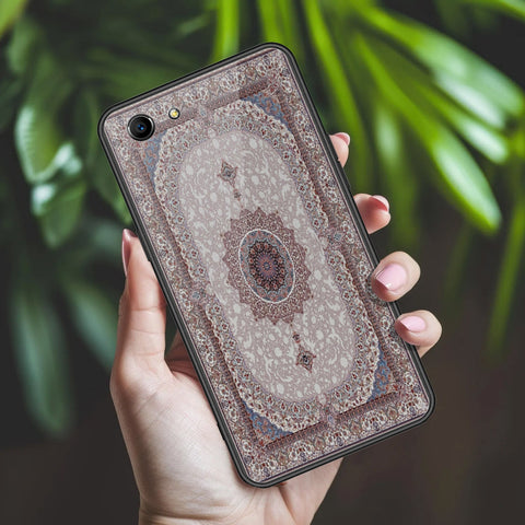 Oppo A83 Cover - ONation Persian Rugs Series 2 - HQ Ultra Shine Premium Infinity Glass Soft Silicon Borders Case