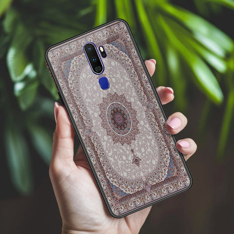 Oppo A9 2020 Cover - ONation Persian Rugs Series 2 - HQ Ultra Shine Premium Infinity Glass Soft Silicon Borders Case