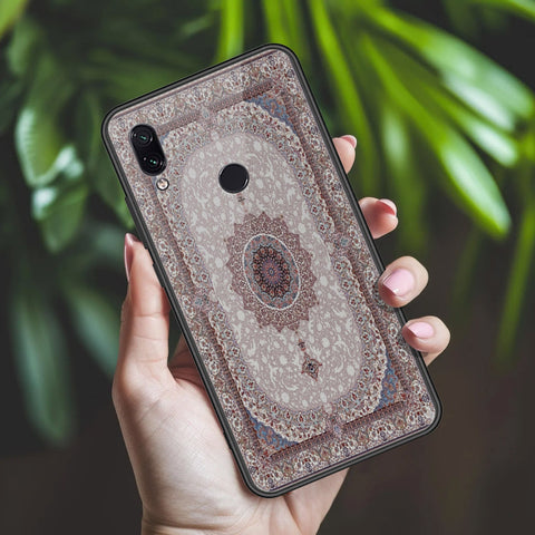 Xiaomi Redmi Note 7 Pro Cover - ONation Persian Rugs Series 2 - HQ Ultra Shine Premium Infinity Glass Soft Silicon Borders Case