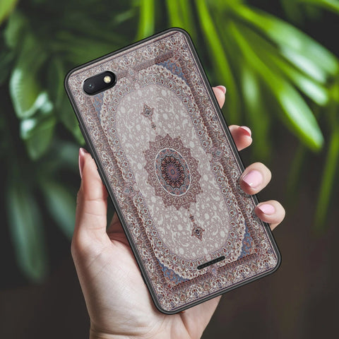 Xiaomi Redmi 6A Cover - ONation Persian Rugs Series 2 - HQ Ultra Shine Premium Infinity Glass Soft Silicon Borders Case