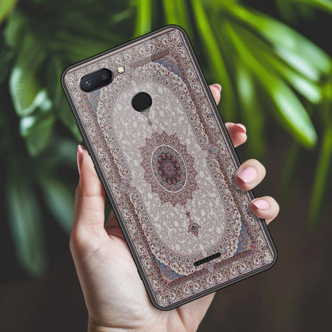 Xiaomi Redmi 6 Cover - ONation Persian Rugs Series 2 - HQ Ultra Shine Premium Infinity Glass Soft Silicon Borders Case