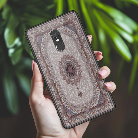 Xiaomi Redmi Note 4 / 4X Cover - ONation Persian Rugs Series 2 - HQ Ultra Shine Premium Infinity Glass Soft Silicon Borders Case