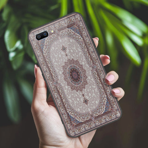 Oppo A3s Cover - ONation Persian Rugs Series 2 - HQ Ultra Shine Premium Infinity Glass Soft Silicon Borders Case