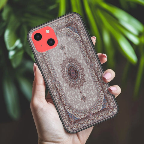 iPhone 13 Mini Cover - ONation Persian Rugs Series 2 - HQ Ultra Shine Premium Infinity Glass Soft Silicon Borders Case